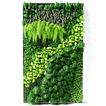 Modern Vertical Garden: UV Mapped, 2000x1200mm 3D model image 1 