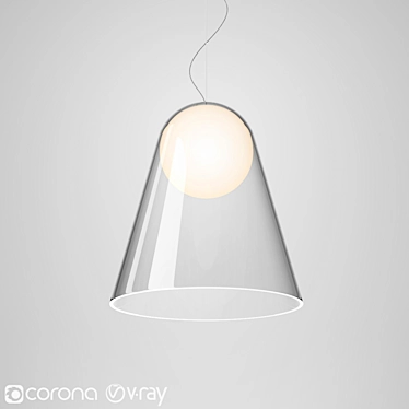 Title: Elegant Satellight Pendant Lamp 3D model image 1 