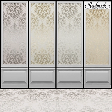 Seabrook Lanai-6 Wallpaper: USA-Made Acrylic Coated Design 3D model image 1 