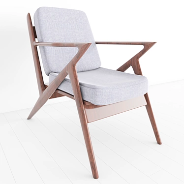 Sleek Modern Chair: A Stylish Seating Solution 3D model image 1 