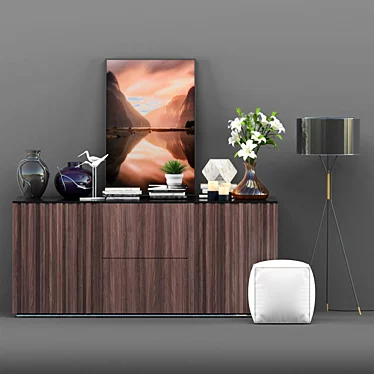 Elegant Storage Solution - Sideboard 3D model image 1 