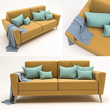 Stylish Comfort: Guy La Forma 3D model image 1 