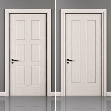 Modern Steel Door: Door_2 3D model image 1 