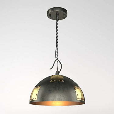 Favourite Kochtopf 1511-1P: Stylish German Loft Pendant Light 3D model image 1 