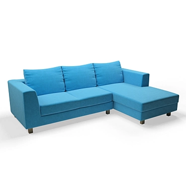 Modern Corner Sofa 3D model image 1 