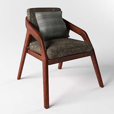 Coastal Bliss Chair 3D model image 1 