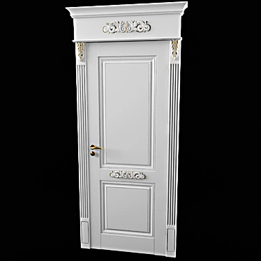 Classic Door 3D model image 1 