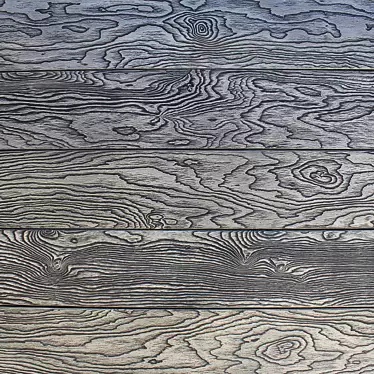 Graphite Glow™ - Moisture Resistant Wooden Wall Panel 3D model image 1 