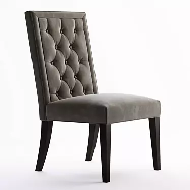 Elegant Maxwell Side Chair: Espresso 3D model image 1 