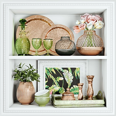 Delightful Spring Decor Set 3D model image 1 