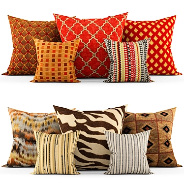 Stylish Cushions for Home Décor 3D model image 1 