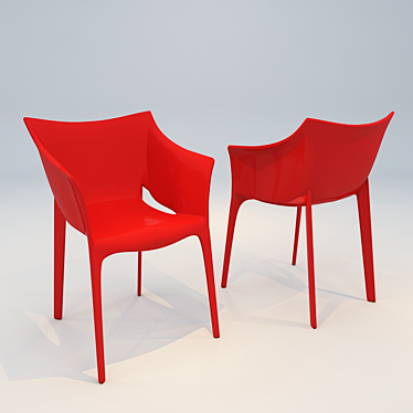 Sleek Dining Chair: Modern and Functional 3D model image 1 