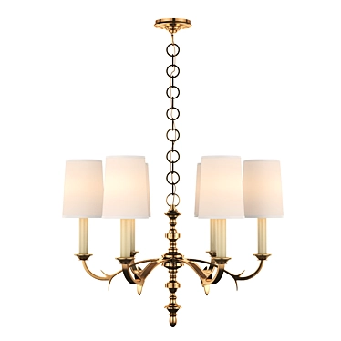 Channing Small Chandelier - Visual Comfort 3D model image 1 