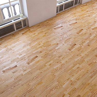 Flexible Parquet Flooring Solution 3D model image 1 