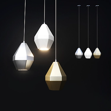 Elegant MARKSLOJD RUBY Suspension Light 3D model image 1 