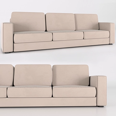 Modern Business Sofa 3D model image 1 