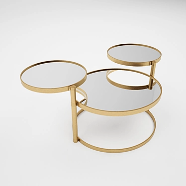 Circular Dining Table 3D model image 1 