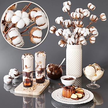 9-Piece Decorative Set: Max 2011, V-Ray + Corona 3D model image 1 