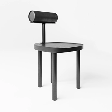 Elegant UNA Chair | Modern Design 3D model image 1 