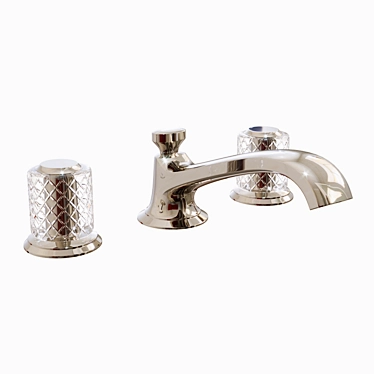 Elegant Kallista Script Sink Faucet 3D model image 1 