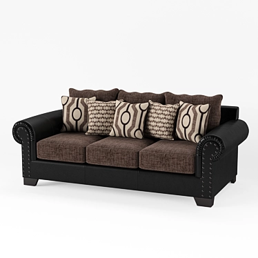 Ultimate Comfort Wyatt Sofa 3D model image 1 