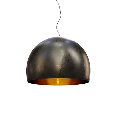 Elegant Italian Pendant Light 3D model image 1 