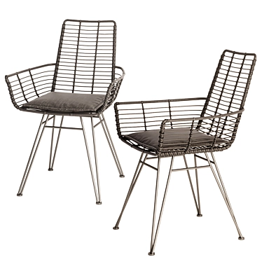 Florida Industrial Chair 3D model image 1 