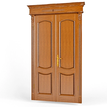 Classic Door: Elegant and Timeless 3D model image 1 