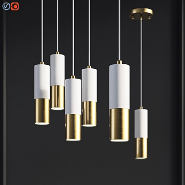 Favorite Fixture Ultra White Pendant 3D model image 1 