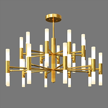 Timeless Elegance Ceiling Light 3D model image 1 