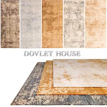 Carpets DOVLET HOUSE 5pcs (Part 211)

Title: DOVLET HOUSE 5pc Carpets - Part 3D model image 1 