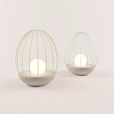 OVA Lights Collection: Modern Stylish Studio Lamps 3D model image 1 