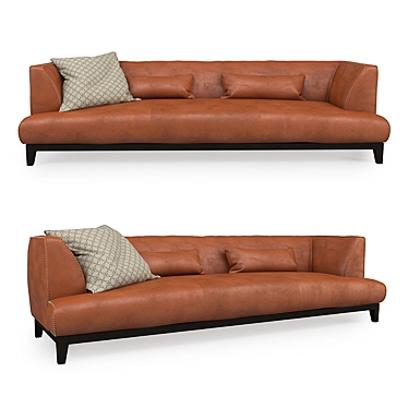 Borzalino: Luxury Russian Made Sofa 3D model image 1 