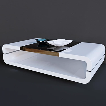 Modern Minimalist Coffee Table 3D model image 1 