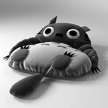 Cozy Totoro Bed 3D model image 1 