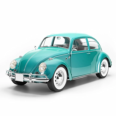 Vintage 1963 Volkswagen Sedan 3D model image 1 