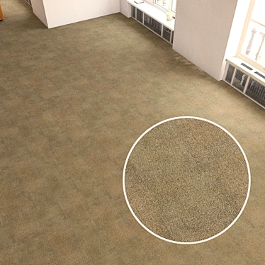 Versatile Carpet Tile Covering 3D model image 1 