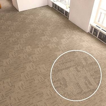Softvibe Carpet Tiles 3D model image 1 