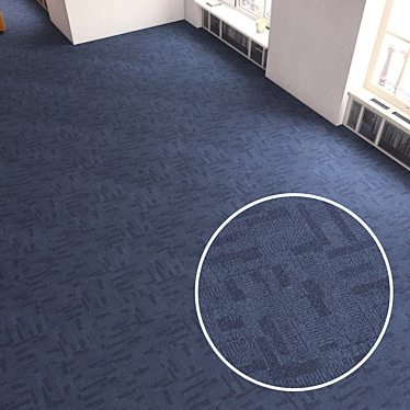 Soft Touch Carpet Tiles 3D model image 1 
