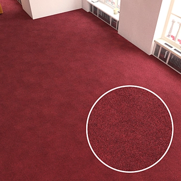 High-resolution Carpet Tiles: Multitexture Compatible (229) 3D model image 1 
