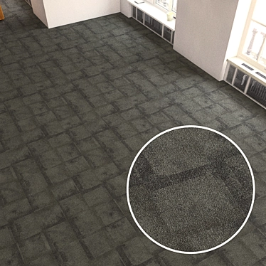 Interface Carpet Tiles - Seamless Texture, High Resolution 3D model image 1 