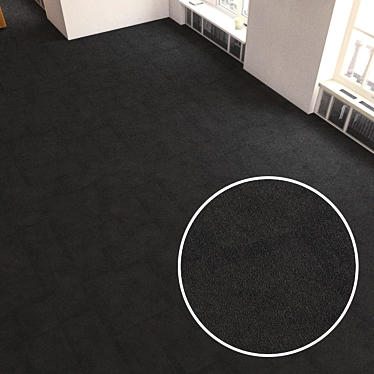 Seamless Carpet Tiles Bundle 3D model image 1 