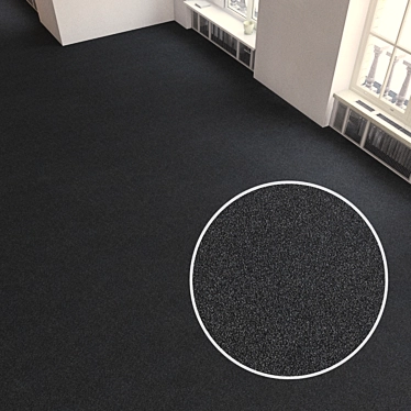 Premium Carpet Tiles: High-resolution, Seamless Texture + 8 Bonus Textures 3D model image 1 