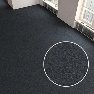 Seamless Carpet Tiles - High Resolution Texture Bundle 3D model image 1 