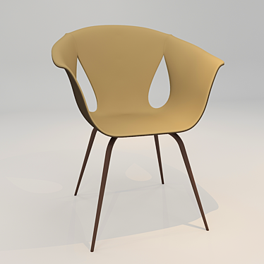 Modern Arm Chair 3D Model 3D model image 1 