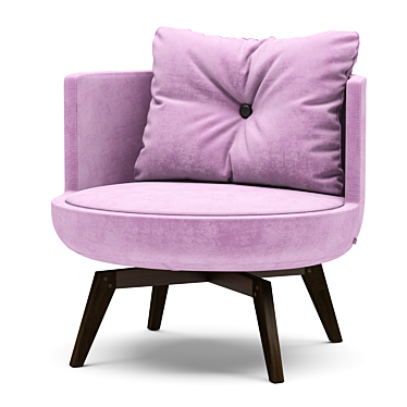 Cozy Circular Seat 3D model image 1 