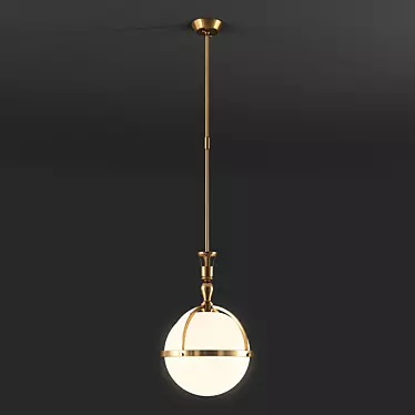 Elegant Edna Chandelier - 135cm Height 3D model image 1 