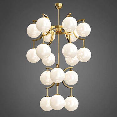 Murano Glass Globe Chandelier