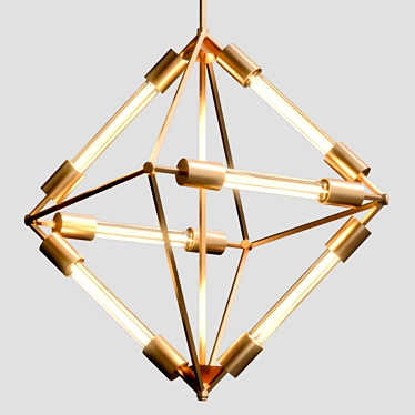 Modern Luxury Pendant Ceiling Light 3D model image 1 