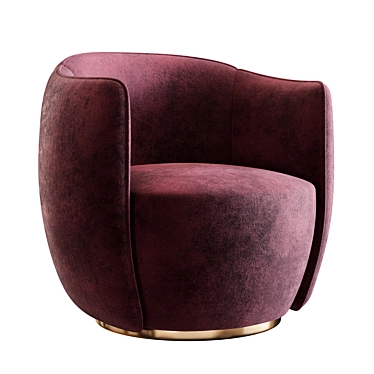 Capitalcollection Audrey M: Elegant Designer Armchair 3D model image 1 